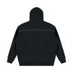Unisex Oversized Piping Fleece Hoodie