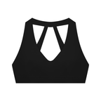 Women's Halter Cropped Sports Bra