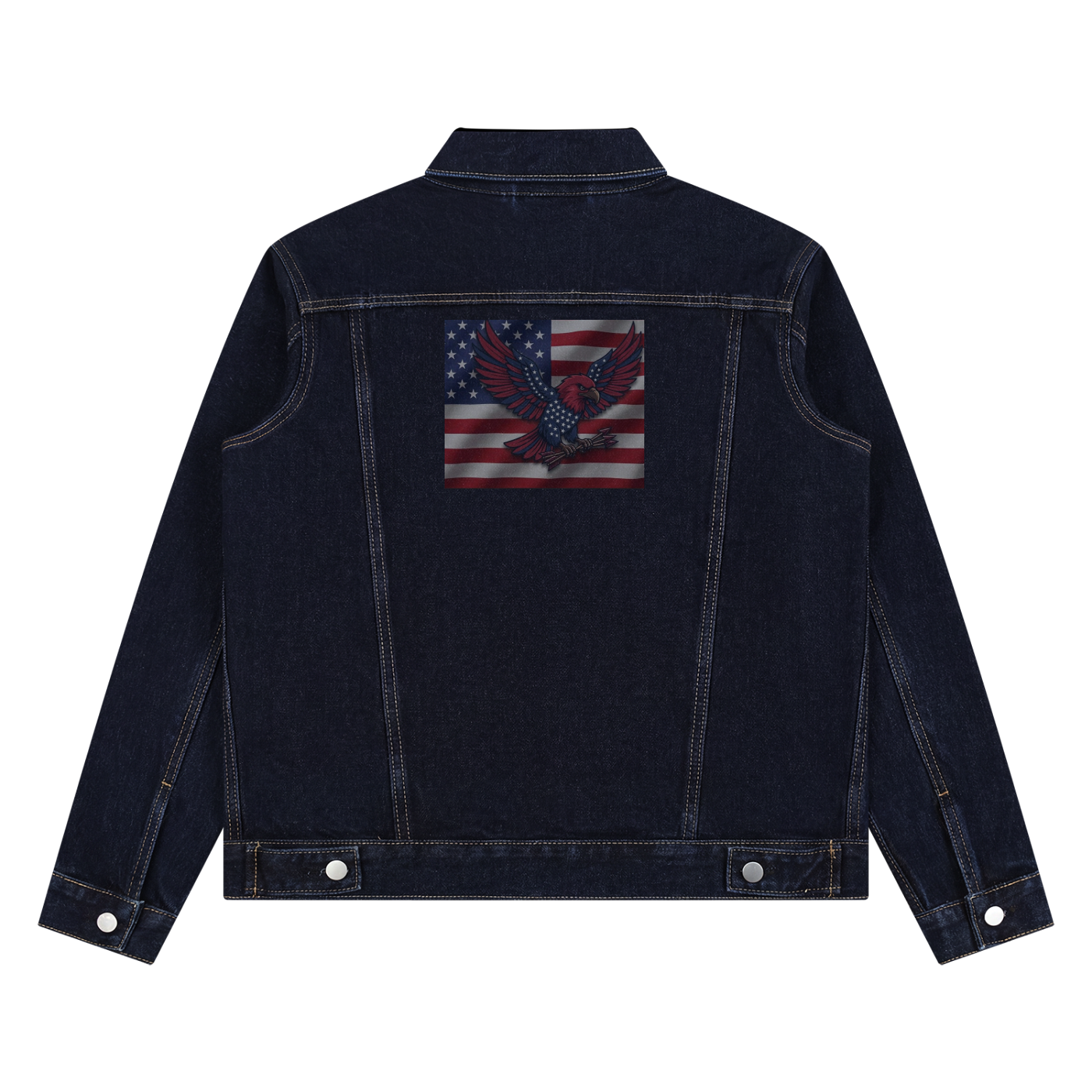 Unisex Vintage Wash Denim Jacket