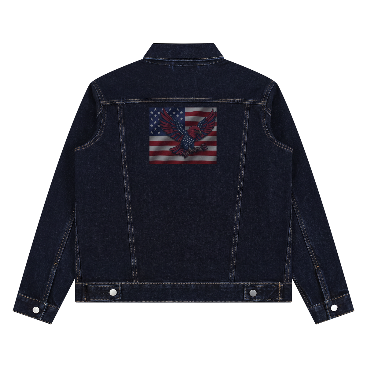 Unisex Vintage Wash Denim Jacket