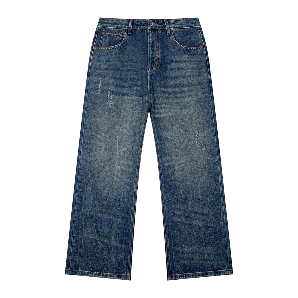 Men's Vintage Wash Denim Jeans