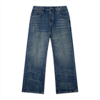 Men's Vintage Wash Denim Jeans