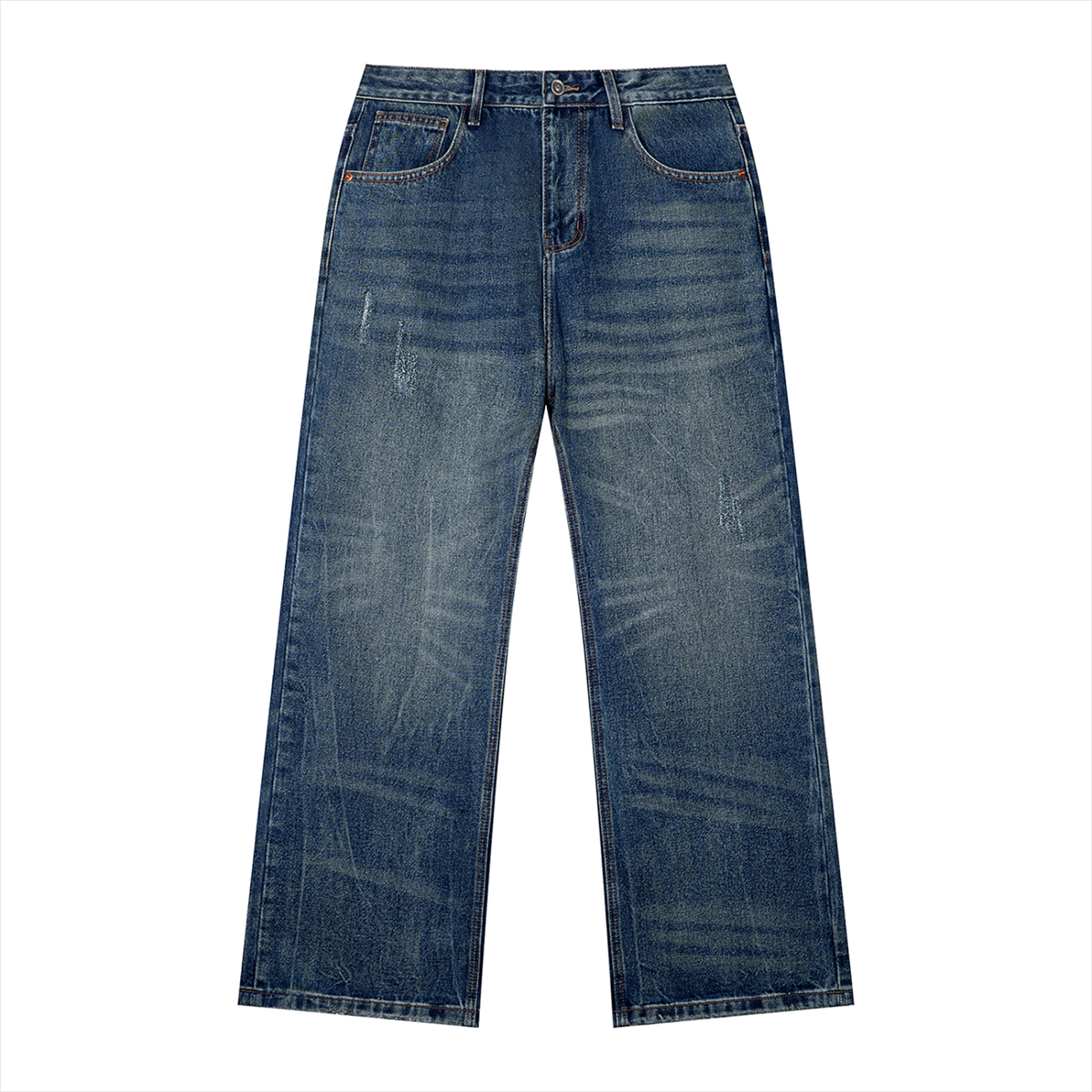 Men's Vintage Wash Denim Jeans