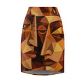 Geometric Pencil Skirt | Abstract | "No More Stolen Sisters" Series #mmiwg