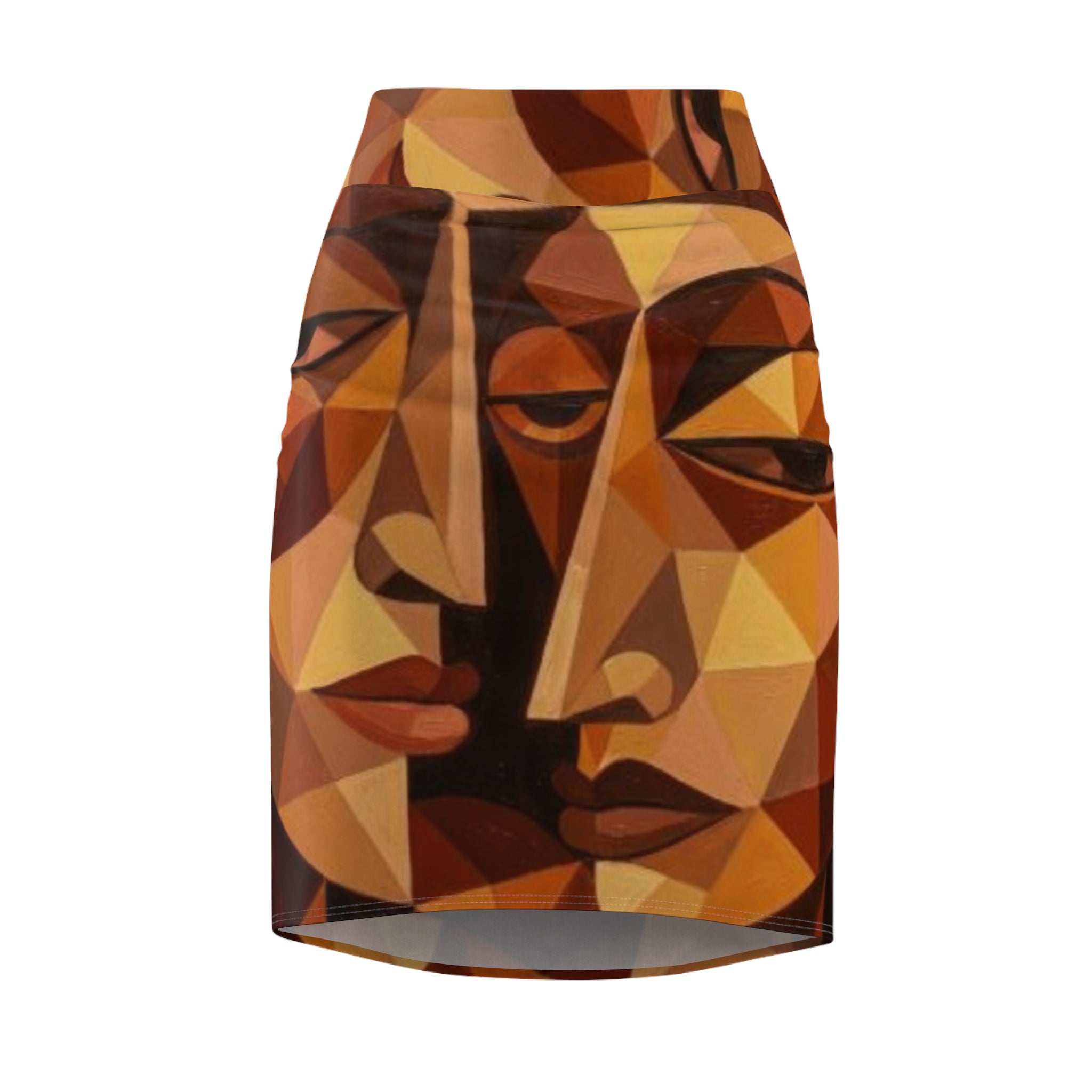 Geometric Pencil Skirt | Abstract | "No More Stolen Sisters" Series #mmiwg