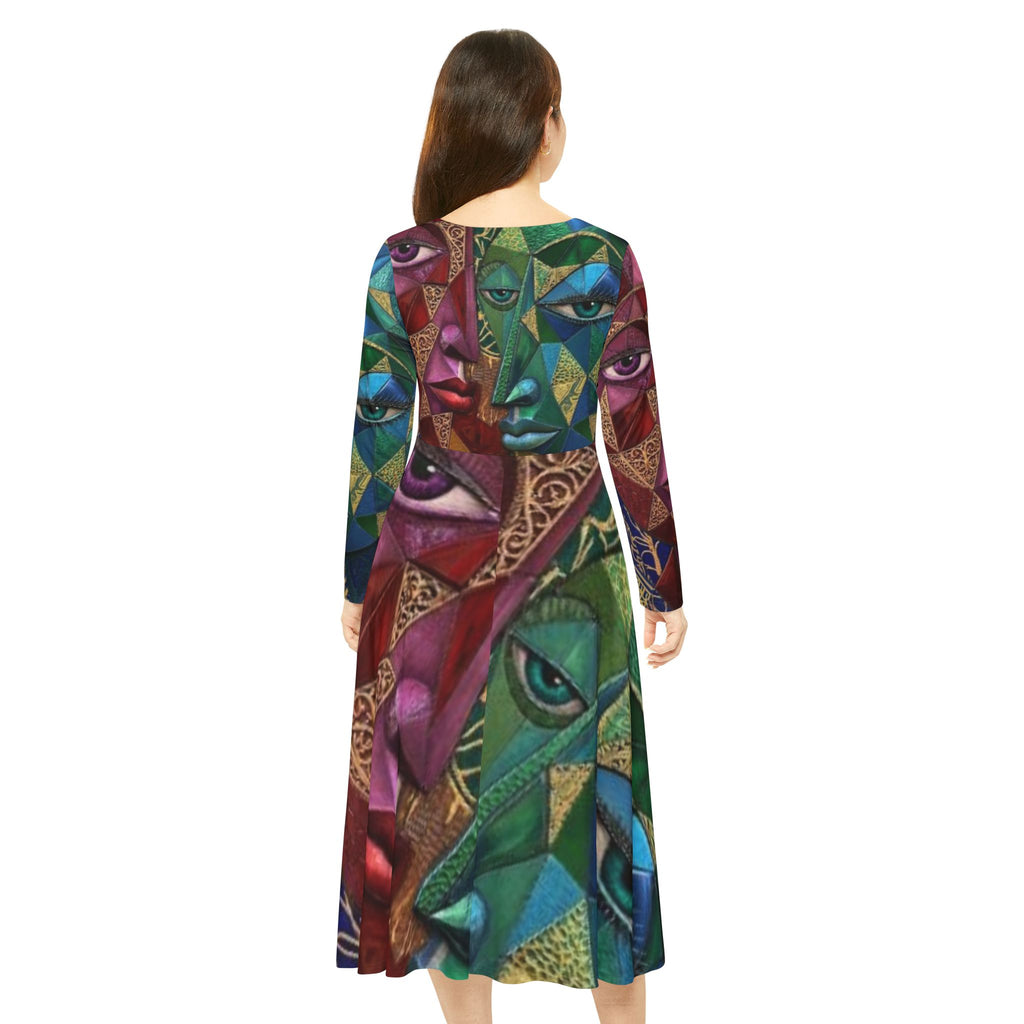 Robe de danse à manches longues pour femme | Collection « Plus jamais de sœurs volées ! » #mmiwg