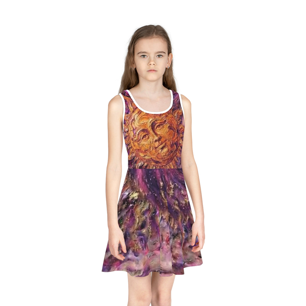 Girls' Sundress – Sun Stars School Dress "No More Stolen Sisters!" #mmiwg Collection