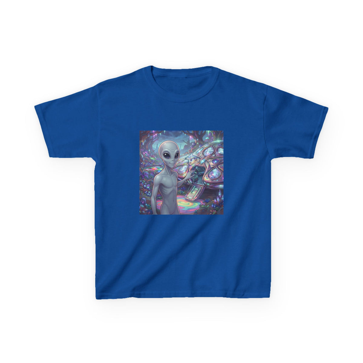 Kids Alien Space Tee — Cute Cosmic Extraterrestrial Graphic Shirt