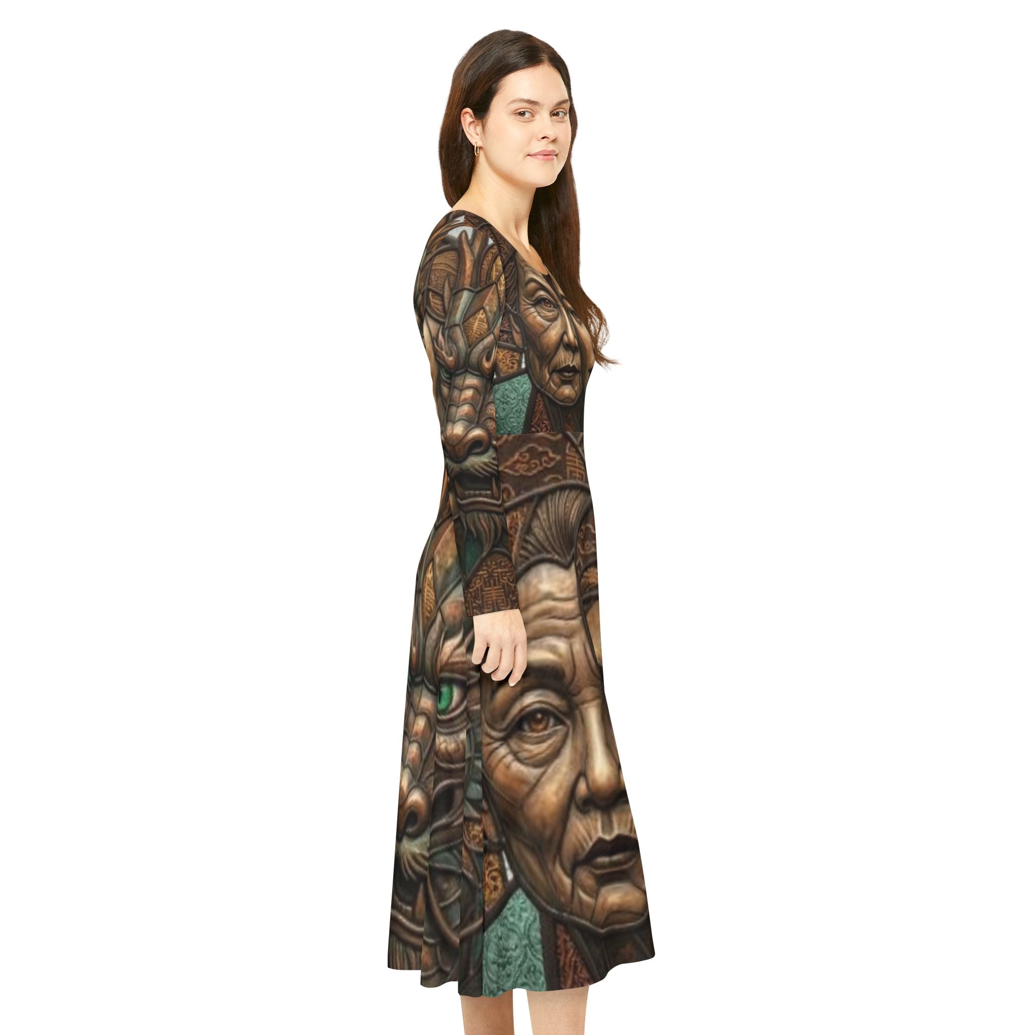 Women's Asian Mythical Dress | "No More Stolen Sisters" Series #mmiwg Collection