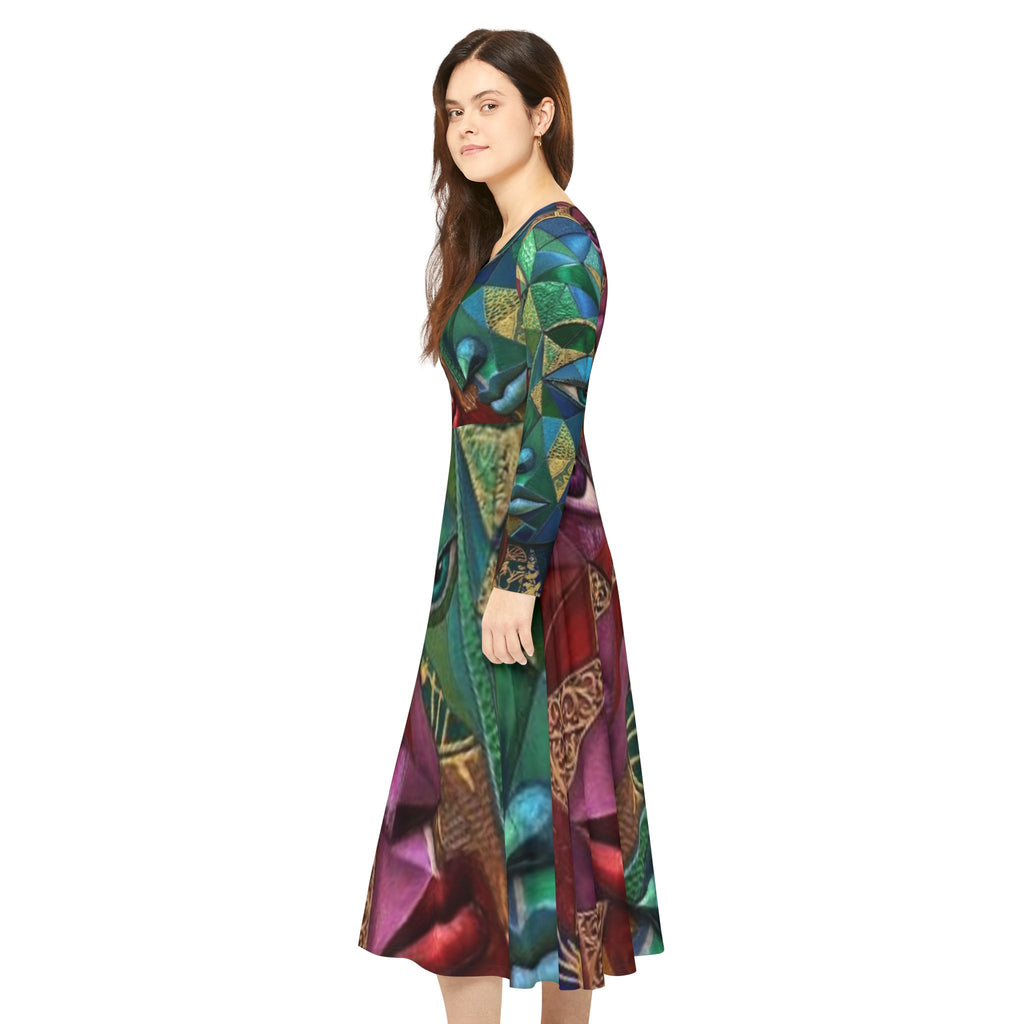 Robe de danse à manches longues pour femme | Collection « Plus jamais de sœurs volées ! » #mmiwg