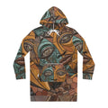 Geometric Mosaic Face Hoodie Dress | No More Stolen Sisters Series #mmiwg