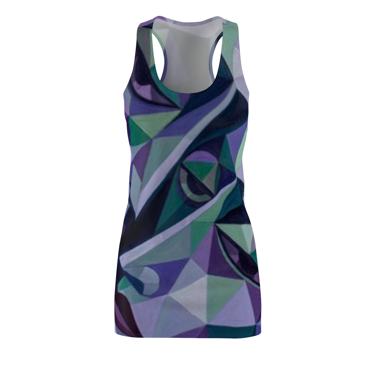 Geometric Abstract Racerback Dress | Print No More Stolen Sisters Series #mmiwg