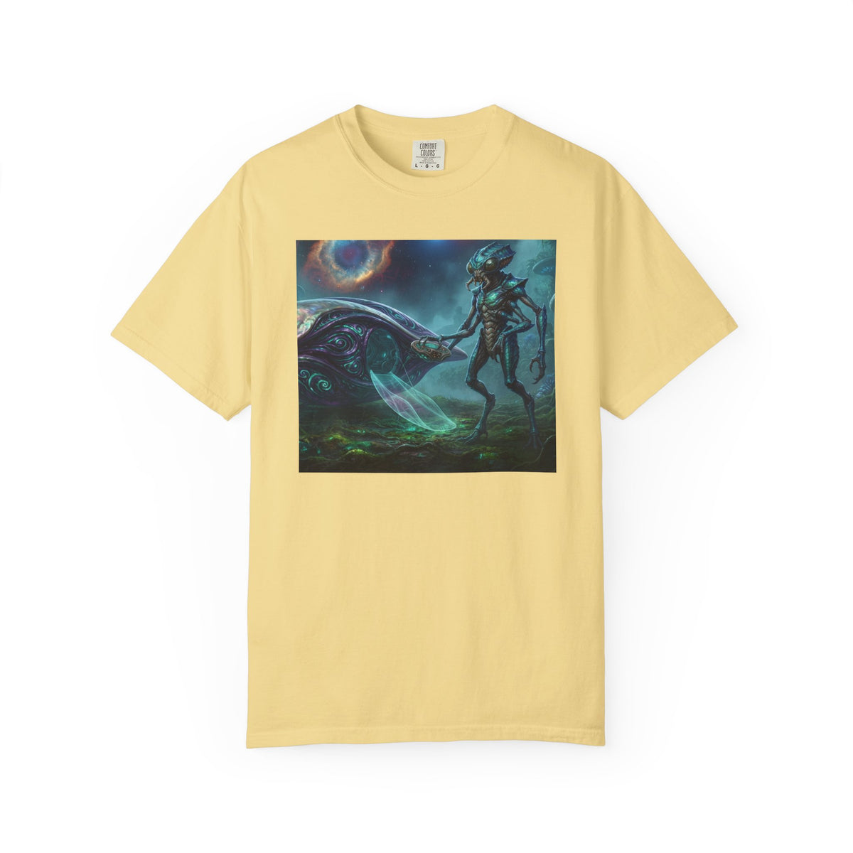 Alien Encounter T-Shirt — Cosmic Sci‑Fi Art Tee