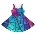 Mosaic Girls' Sundress | Colorful Geometric Tank Dress| No More Stolen Sisters Series #mmiwg