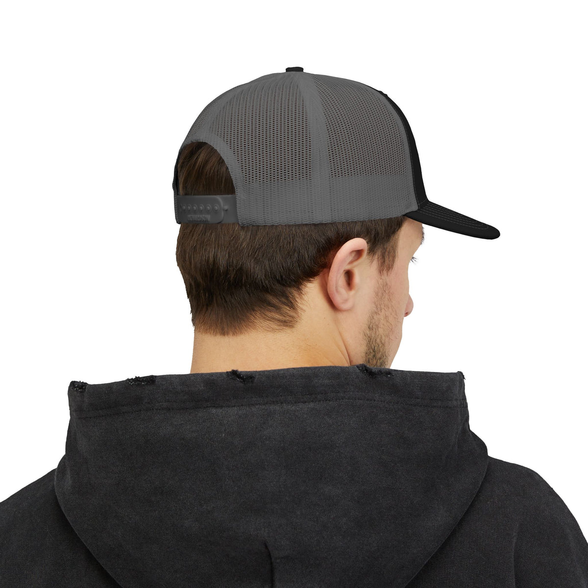 Alien Face Snapback Trucker Cap — Sci‑Fi Extraterrestrial Graphic Hat