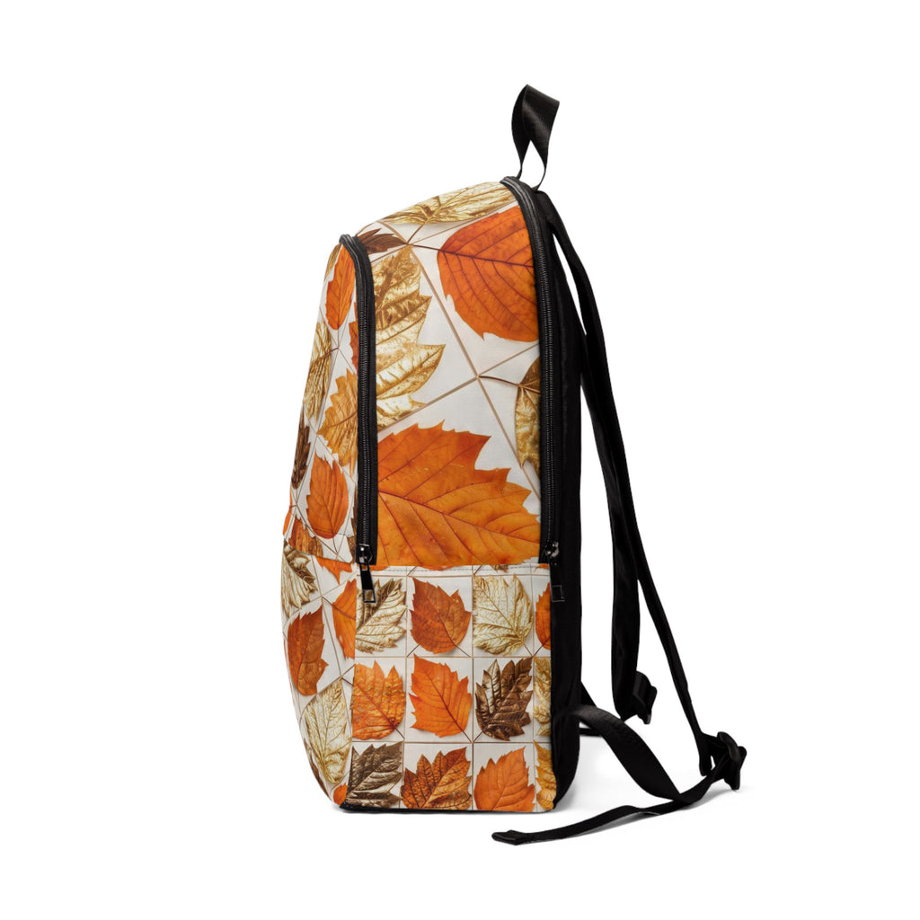 Mochila Hojas de Otoño — Mochila de tela con patrón de hojas de otoño