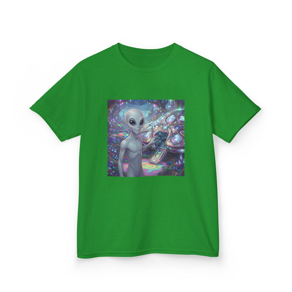 Kids Alien Space Tee — Cute Cosmic Extraterrestrial Graphic Shirt