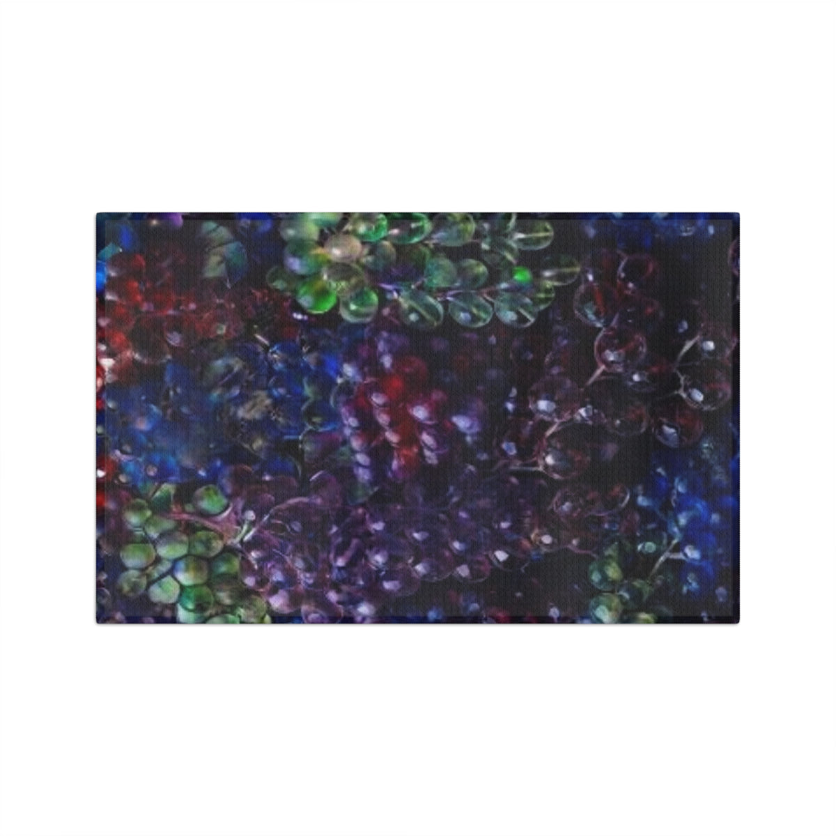 Grape Cluster Microfiber Tea Towel — Vibrant Vineyard Fruit Kitchen Towel
