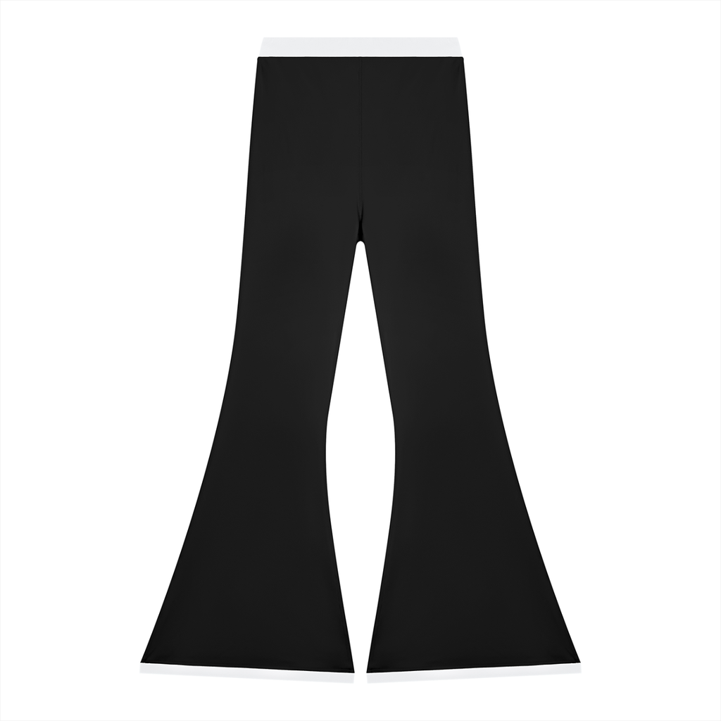 Women's Color Block Flared Yoga Leggings