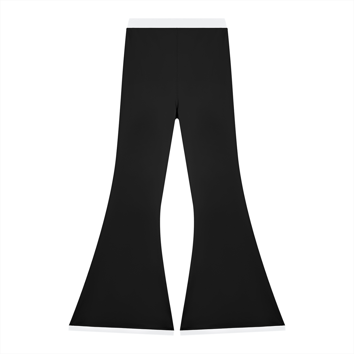 Leggings da yoga a zampa color block da donna