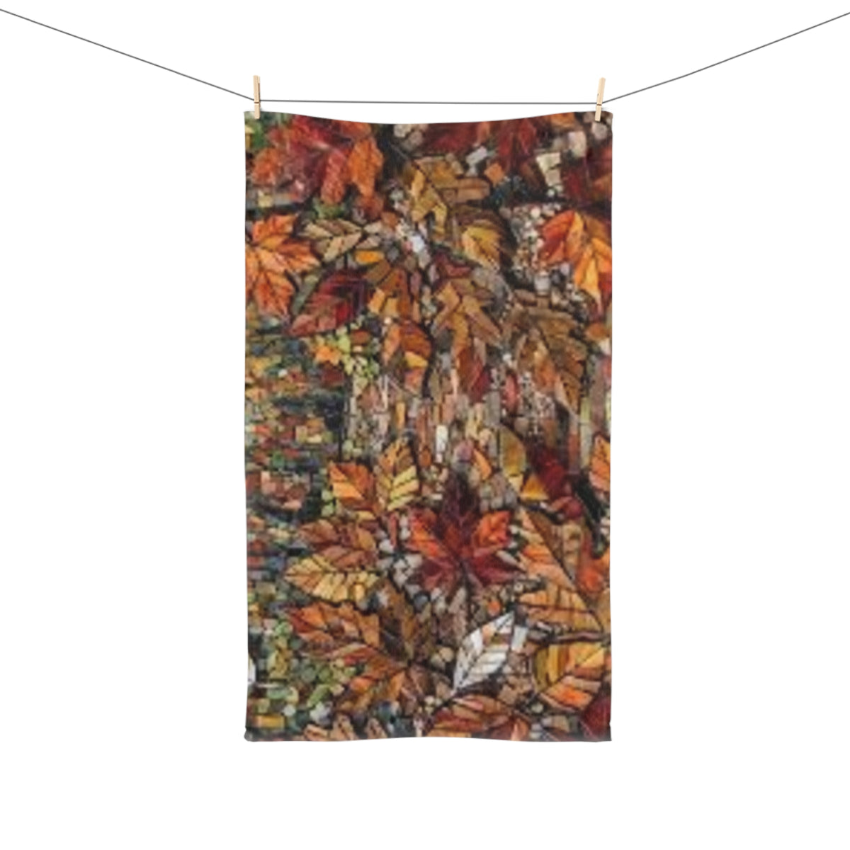 Grapes Artisan Hand Towel — Colorful Vineyard Fruit Kitchen Towel