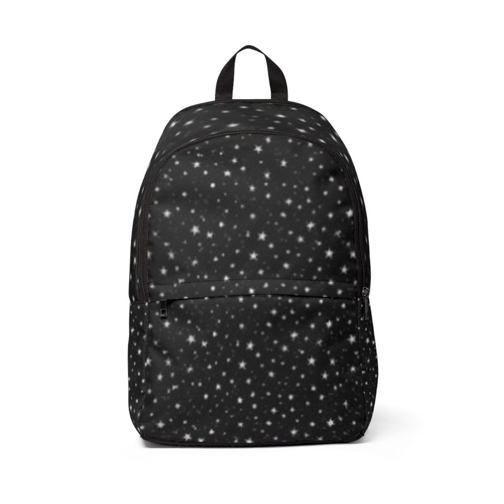 Starry Night Black Fabric Backpack – Galaxy Print School & Travel Backpack