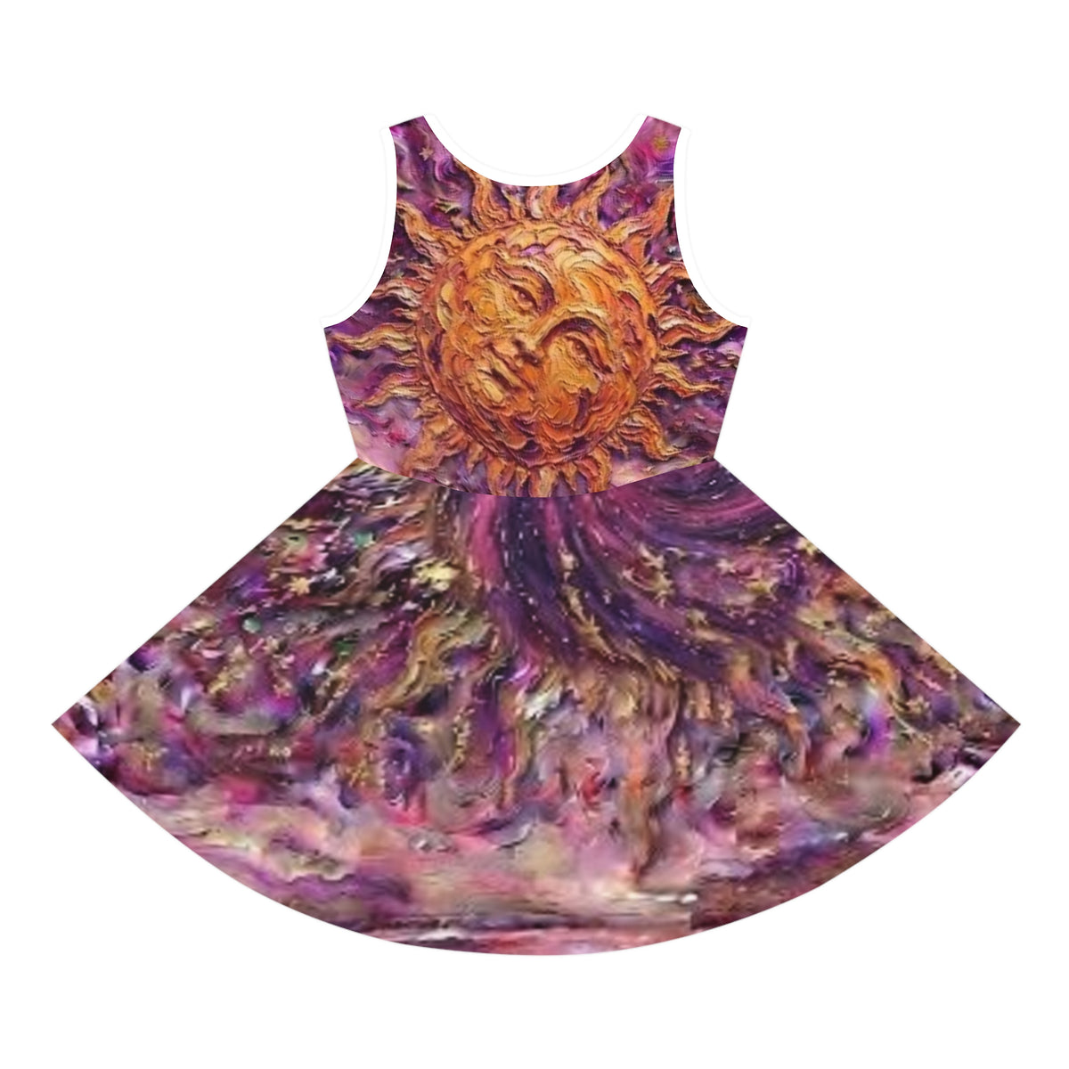 Girls' Sundress – Sun Stars School Dress "No More Stolen Sisters!" #mmiwg Collection
