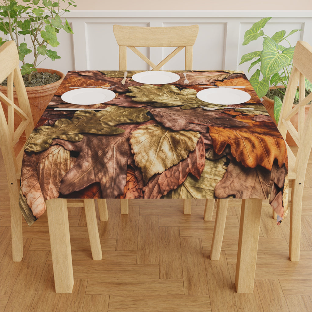 Autumn Leaves Fall Colors Tablecloth