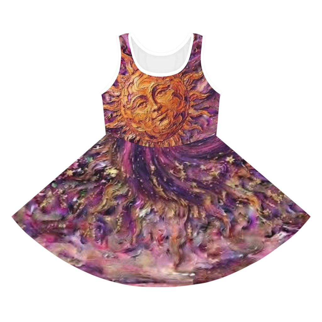 Girls' Sundress – Sun Stars School Dress "No More Stolen Sisters!" #mmiwg Collection