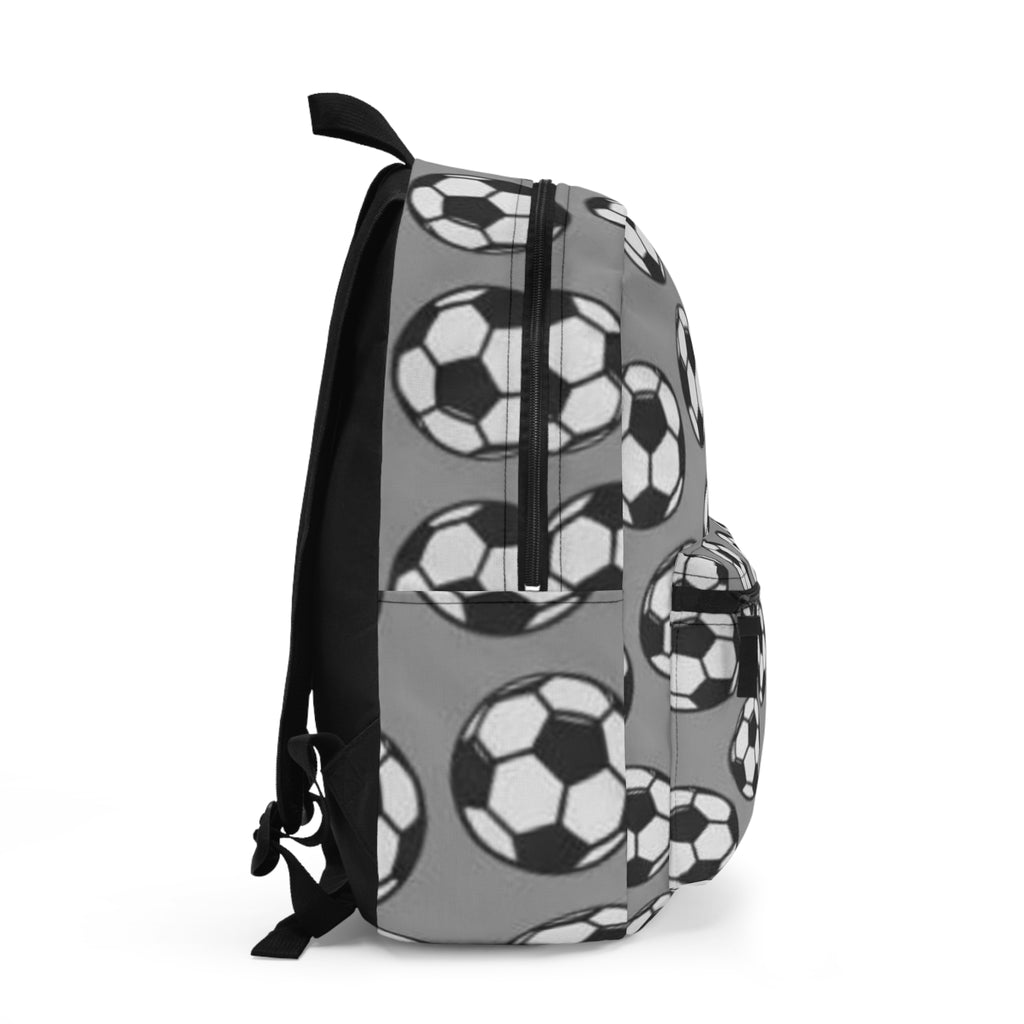 Soccer Ball Pattern Backpack — Kids' Sports School Bag