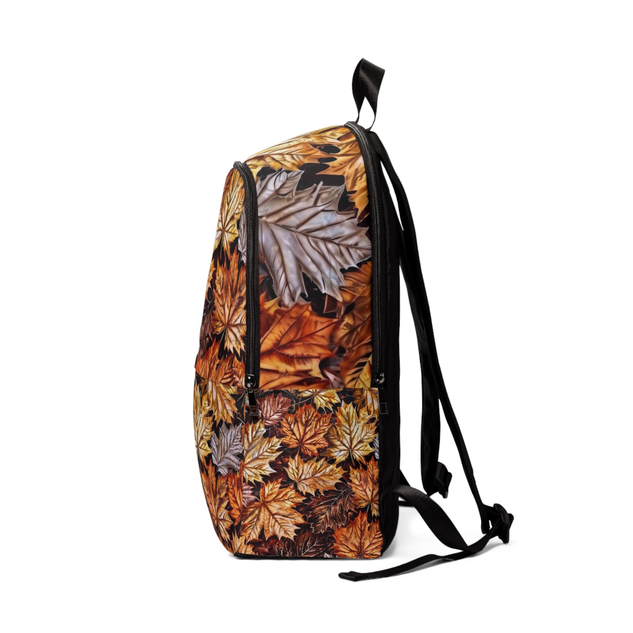 Autumn Maple Leaves Backpack - Fall Leaf Print Fabric Backpack