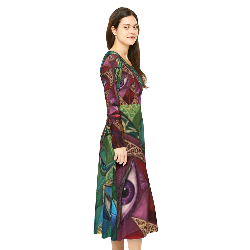 Robe de danse à manches longues pour femme | Collection « Plus jamais de sœurs volées ! » #mmiwg