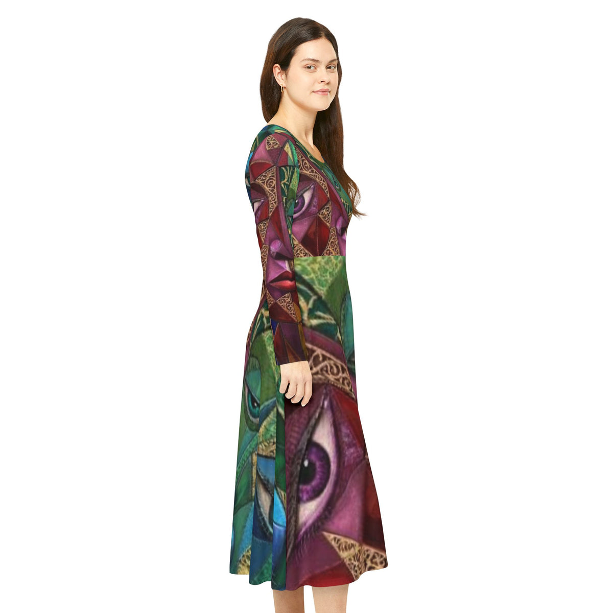 Robe de danse à manches longues pour femme | Collection « Plus jamais de sœurs volées ! » #mmiwg