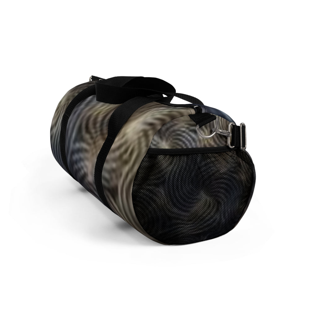 Abstract Swirl Duffel Bag — Watercolor Wave Travel Gym Bag