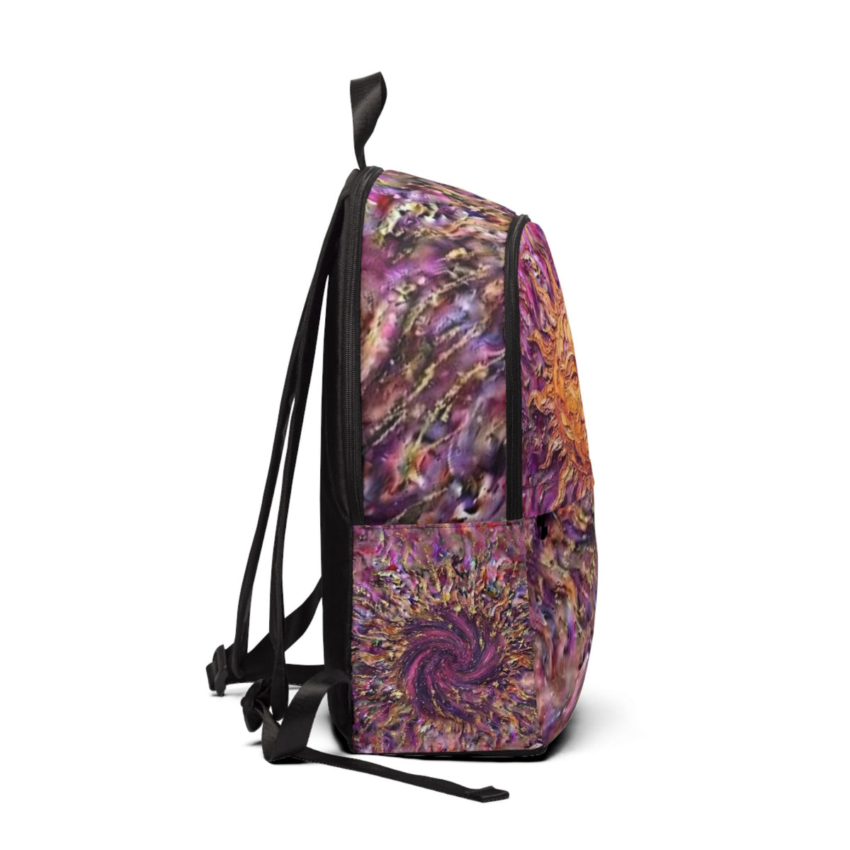Sunburst Art Backpack — Bohemian Celestial Sun "No More Stolen Sisters!" #mmiwg Collection