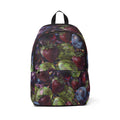 Sac à dos à motifs de fruits — Sac d'école coloré imprimé fraise et prune