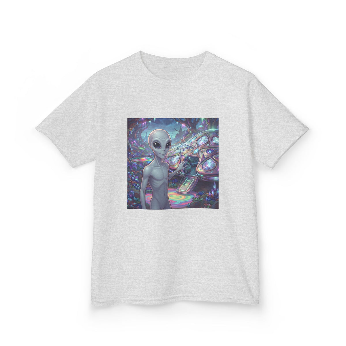 Kids Alien Space Tee — Cute Cosmic Extraterrestrial Graphic Shirt