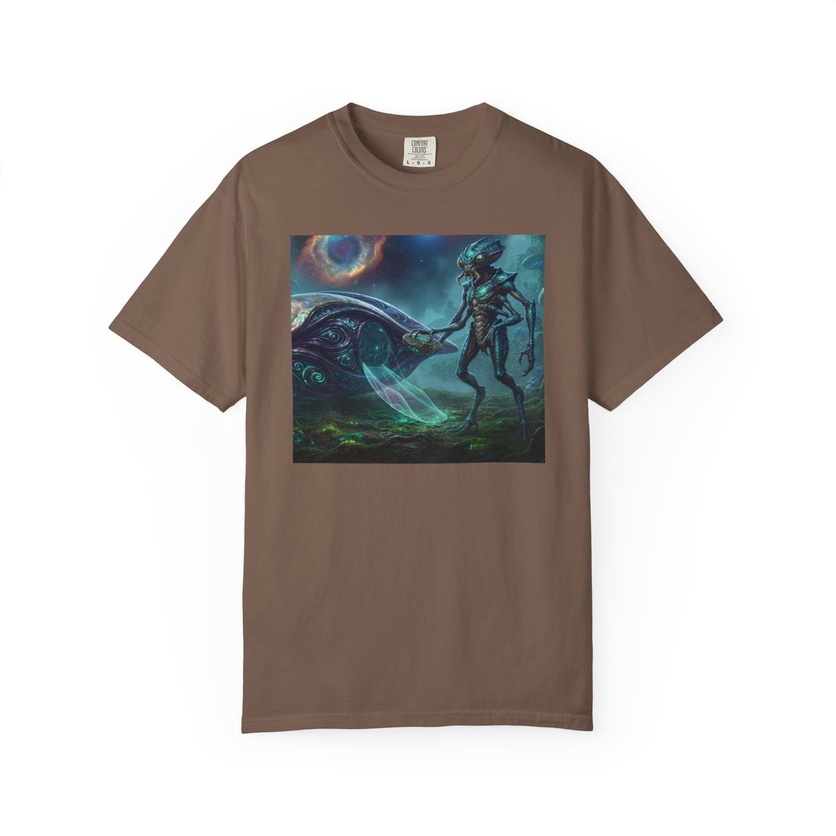 Alien Encounter T-Shirt — Cosmic Sci‑Fi Art Tee