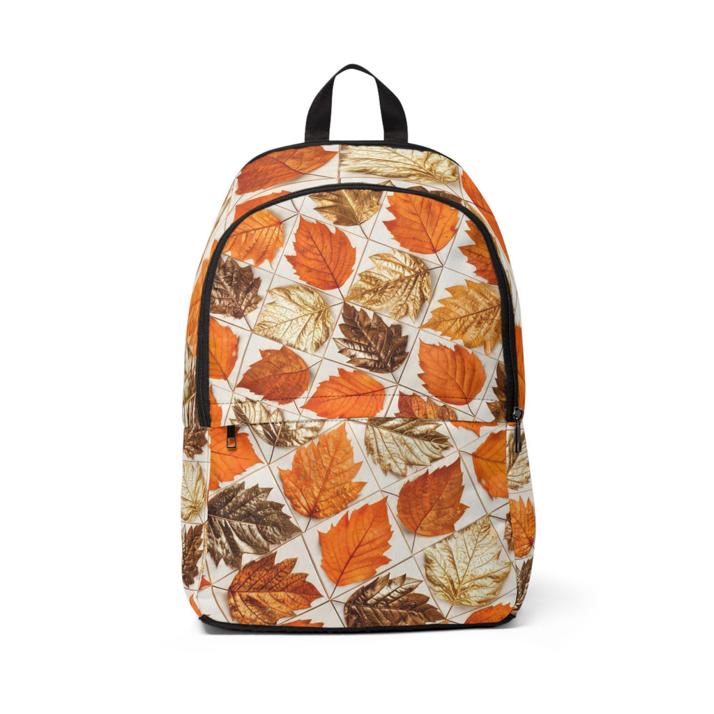 Mochila Hojas de Otoño — Mochila de tela con patrón de hojas de otoño