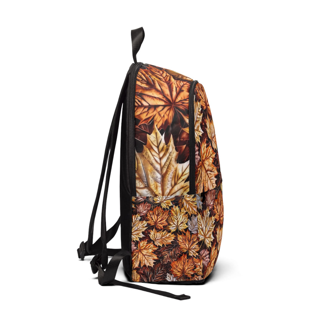 Autumn Maple Leaves Backpack - Fall Leaf Print Fabric Backpack