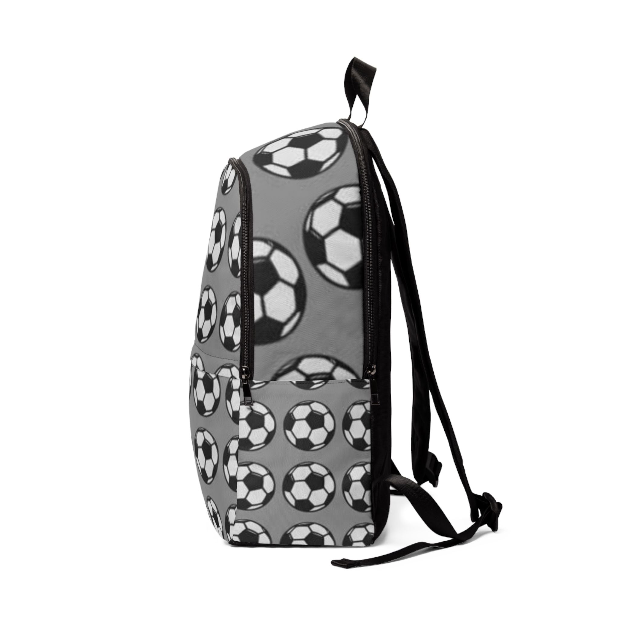 Soccer Ball Pattern Backpack — Kids & Teens Sports School Bag