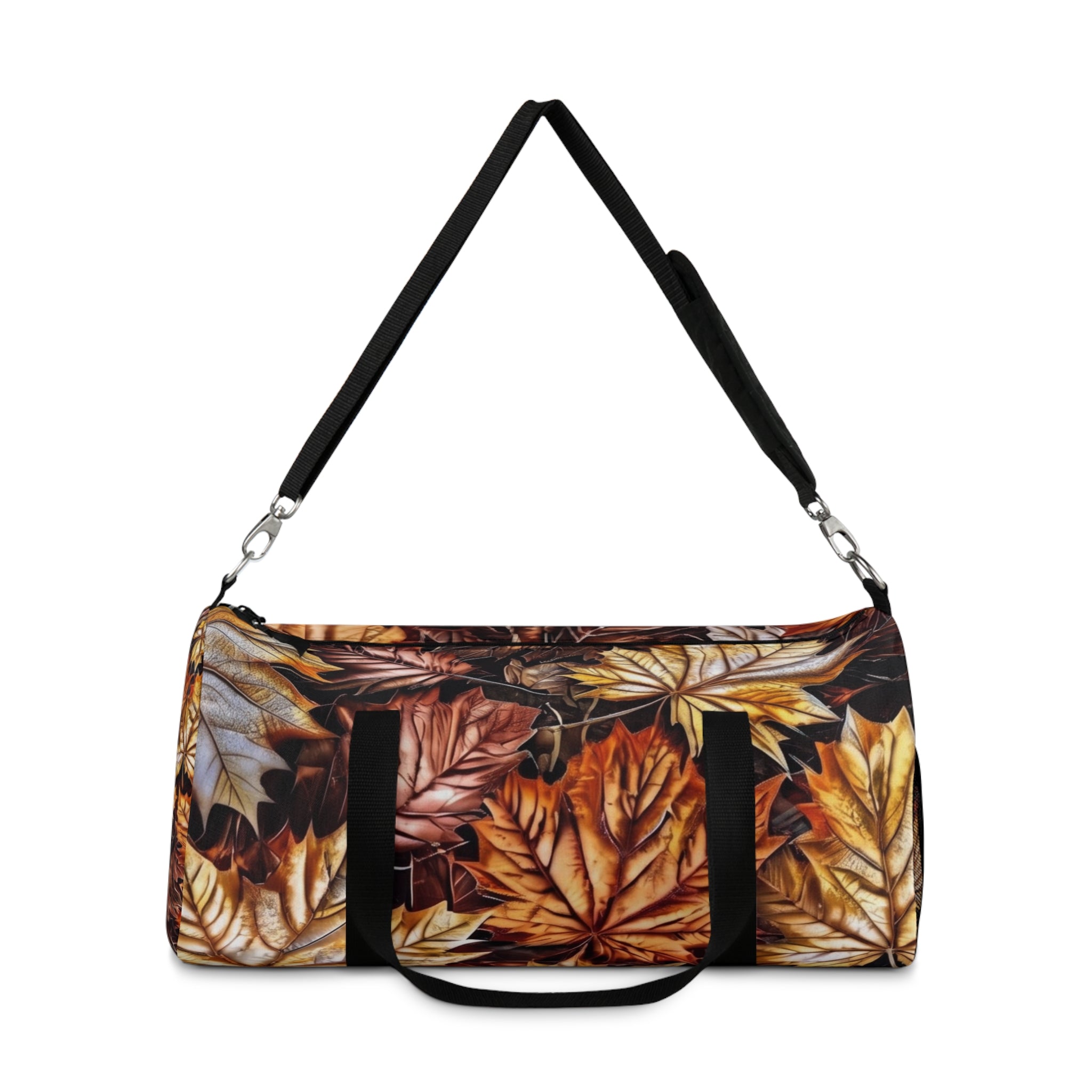 Autumn Leaves Duffel Bag — Fall Foliage Travel & Gym Bag