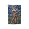 Painted Golfer Golf Towel – Artistic Swirl Golf Accessory