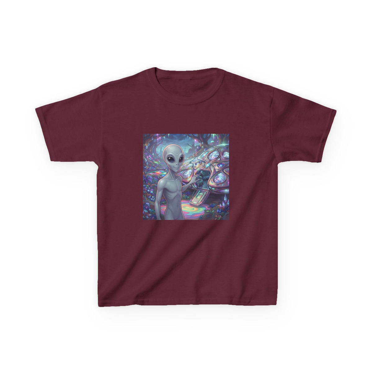 Kids Alien Space Tee — Cute Cosmic Extraterrestrial Graphic Shirt