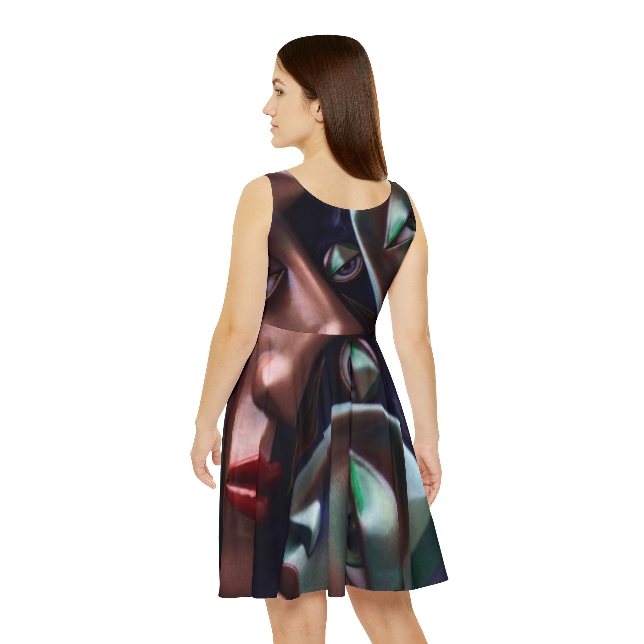 Abstract Skater Dress — Women’s Dress "No More Stolen Sisters!" Collection