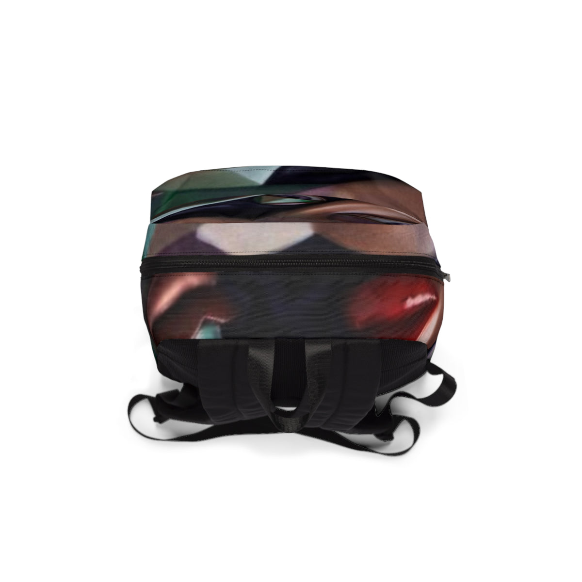 Abstract Faces Backpack — School & Travel Bag "No More Stolen Sisters!" Collection