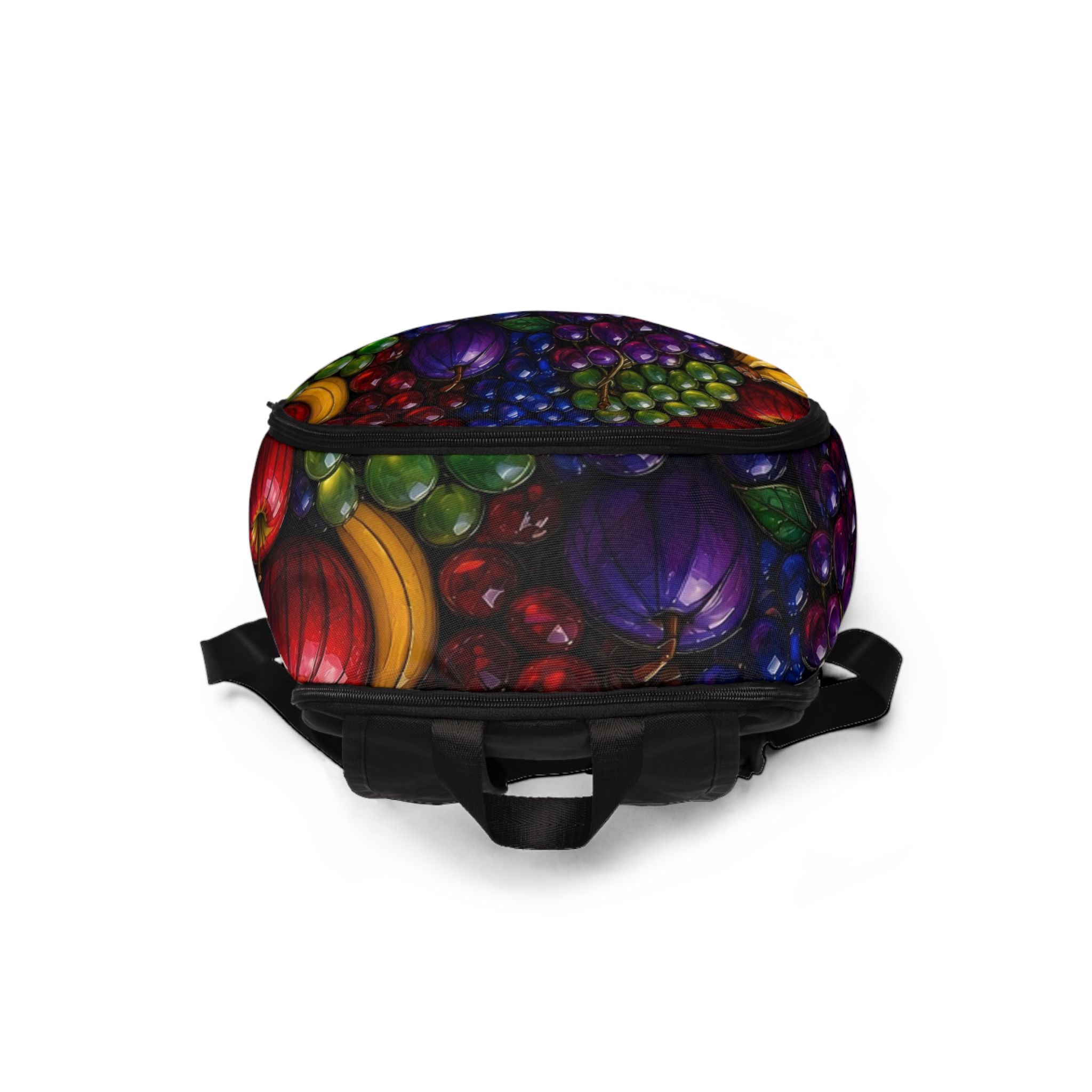 Fruit Pattern Backpack – Vibrant Mixed Fruit Print School & Travel Bag