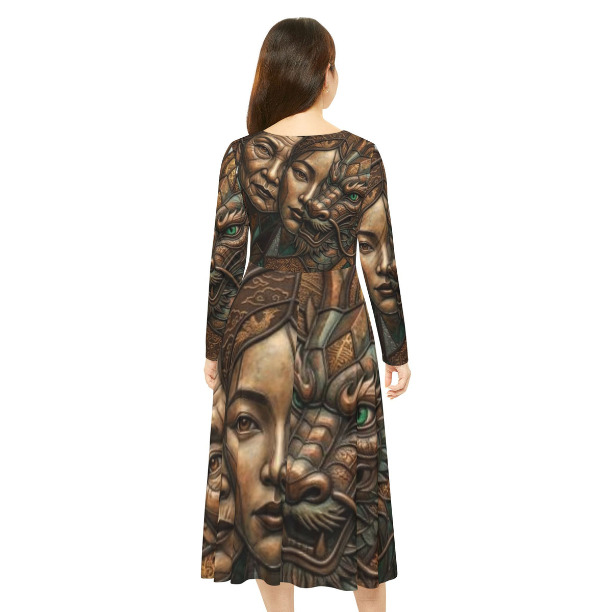 Women's Asian Mythical Dress | "No More Stolen Sisters" Series #mmiwg Collection