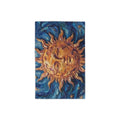 Celestial Sun Beach Towel — Vibrant Van Gogh‑Style Sun & Swirling Blue Waves