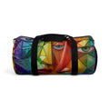 Colorful Geometric Eye Duffel Bag — Vibrant Abstract Travel Gym Bag